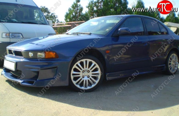 22 899 р. Передний бампер R1 Mitsubishi Galant 8  дорестайлинг седан (1996-1998)  с доставкой в г. Краснодар