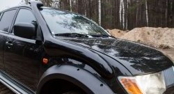 11 199 р. Пластиковый шноркель RA Mitsubishi L200 4  дорестайлинг (2006-2014)  с доставкой в г. Краснодар. Увеличить фотографию 1