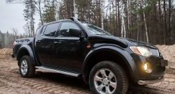 11 199 р. Пластиковый шноркель RA Mitsubishi L200 4  дорестайлинг (2006-2014)  с доставкой в г. Краснодар. Увеличить фотографию 2