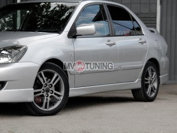 5 249 р. Пороги накладки Sport 2.0 Mitsubishi Lancer 9 1-ый рестайлинг седан (2003-2005) (Неокрашенные)  с доставкой в г. Краснодар. Увеличить фотографию 5