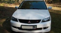 499 р. Реснички на фары Style v2 Mitsubishi Lancer 9 CS универсал 2-ой рестайлинг (2005-2009) (Неокрашенные)  с доставкой в г. Краснодар. Увеличить фотографию 1