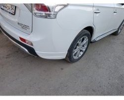 4 799 р. Боковые накладки на задний бампер BROOMER Design  Mitsubishi Outlander  GF (2012-2014) дорестайлинг (Неокрашенная)  с доставкой в г. Краснодар. Увеличить фотографию 4