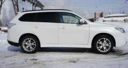 6 199 р. Пороги накладки Broomer Design  Mitsubishi Outlander  GF (2012-2014) дорестайлинг (Неокрашенные)  с доставкой в г. Краснодар. Увеличить фотографию 2