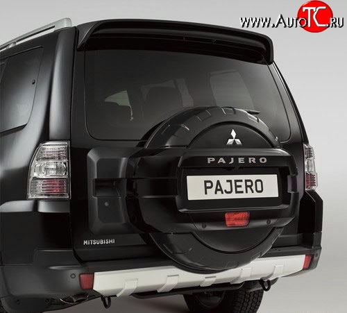 3 399 р. Чехол (кожух) запасного колеса Стандартный Mitsubishi Pajero 4 V90 дорестайлинг (2006-2011) (Неокрашенный)  с доставкой в г. Краснодар