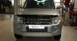 14 399 р. Накладка на передний бампер Sport v2 Mitsubishi Pajero 4 V80 3 дв. 1-ый рестайлинг (2011-2014) (Неокрашенная)  с доставкой в г. Краснодар. Увеличить фотографию 2