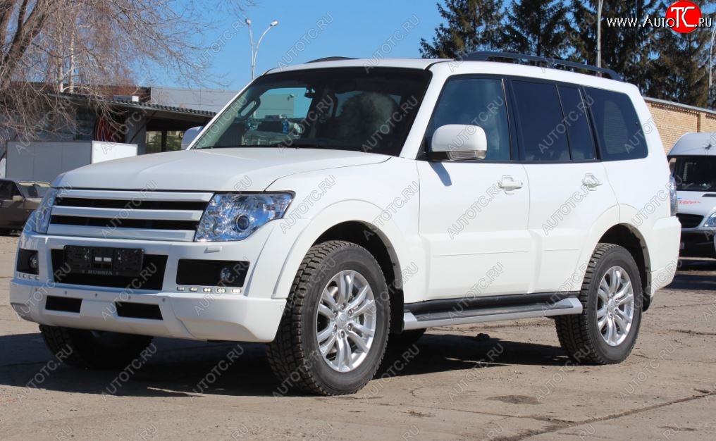 32 999 р. Бампер передний Broomer Design Mitsubishi Pajero 4 V90 дорестайлинг (2006-2011) (Неокрашенный)  с доставкой в г. Краснодар