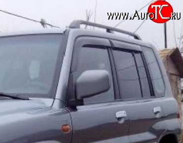 999 р. Комплект дефлекторов окон (ветровиков) 4 шт. (5 дверей) Russtal Mitsubishi Pajero iO (1998-2007)  с доставкой в г. Краснодар