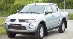 2 179 р. Защитная сетка решетки переднего бампера РА Mitsubishi Pajero Sport PB дорестайлинг (2008-2013)  с доставкой в г. Краснодар. Увеличить фотографию 3