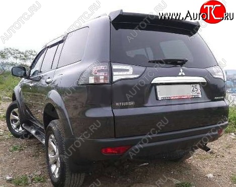 9 049 р. Спойлер CT Mitsubishi Pajero Sport PB рестайлинг (2013-2017) (Неокрашенный)  с доставкой в г. Краснодар