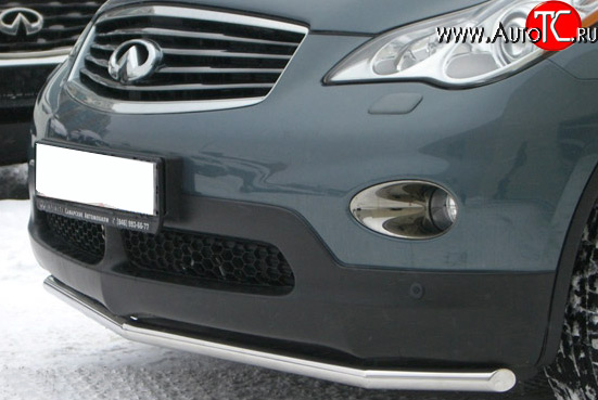 15 999 р. Защита переднего бампера (Ø42 мм, нержавейка) SLITKOFF INFINITI EX35 J50 (2007-2013)  с доставкой в г. Краснодар