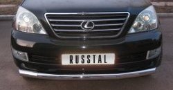 20 449 р. Одинарная защита переднего бампера SLITKOFF 76 мм Lexus GX470 J120 дорестайлинг (2002-2007)  с доставкой в г. Краснодар. Увеличить фотографию 2