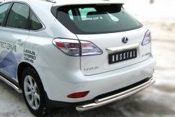 18 999 р. Защита заднего бампера (Ø76 и 42 мм, нержавейка) SLITKOFF  Lexus RX270  AL10 - RX450H  AL10  с доставкой в г. Краснодар. Увеличить фотографию 3