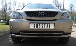 16 999 р. Защита переднего бампера (2 трубыØ63 и 42 мм, нержавейка) SLITKOFF  Lexus RX300  XU30 - RX350  XU30  с доставкой в г. Краснодар. Увеличить фотографию 2