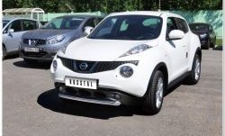 15 799 р. Одинарная защита переднего бампера SLITKOFF диаметром 63 мм Nissan Juke 1 YF15 дорестайлинг (2010-2014)  с доставкой в г. Краснодар. Увеличить фотографию 7