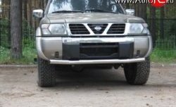 16 899 р. Одинарная защита переднего бампера SLITKOFF диаметром 70 мм  Nissan Patrol  5 (1997-2004) Y61 дорестайлинг, Y61 1-ый рестайлинг  с доставкой в г. Краснодар. Увеличить фотографию 3