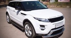 16 799 р. Одинарная защита переднего бампера SLITKOFF диаметром 76 мм (Dynamic)  Land Rover Range Rover Evoque  1 L538 (2011-2015) дорестайлинг 3 дв., дорестайлинг 5 дв.  с доставкой в г. Краснодар. Увеличить фотографию 2