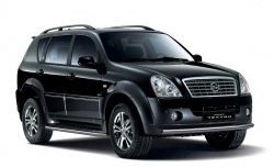 6 599 р. Одинарная защита переднего бампера Petroil Tuning диаметром 63 мм SSANGYONG Rexton Y250 (2006-2012)  с доставкой в г. Краснодар. Увеличить фотографию 2