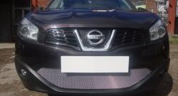 1 539 р. Сетка на бампер Russtal (хром) Nissan Qashqai 2 J11 рестайлинг (2017-2022)  с доставкой в г. Краснодар. Увеличить фотографию 6