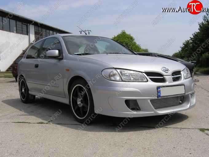 24 999 р. Передний бампер Rieger Nissan Almera N16 седан дорестайлинг (2000-2003)  с доставкой в г. Краснодар