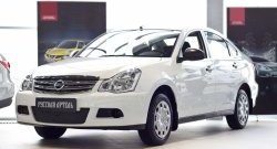 999 р. Зимняя заглушка решетки переднего бампера РА  Nissan Almera  G15 (2012-2019) седан  с доставкой в г. Краснодар. Увеличить фотографию 3