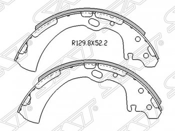 Колодки тормозные SAT (задние) Nissan Datsun (1997-2002)