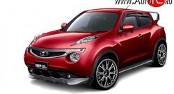 3 999 р. Накладка на передний бампер Impul Nissan Juke 1 YF15 дорестайлинг (2010-2014) (Неокрашенная)  с доставкой в г. Краснодар. Увеличить фотографию 8