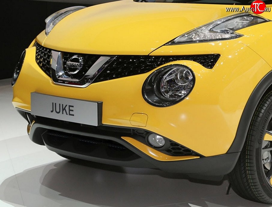 2 294 р. Сетка на бампер (рестайлинг) Novline Nissan Juke 1 YF15 дорестайлинг (2010-2014)  с доставкой в г. Краснодар