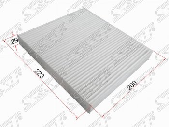 Фильтр салонный SAT (265х190х20 mm)  Lafesta  B30, Qashqai  1, Sentra  6, Serena ( 3,  C26), X-trail  2 T31