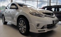 22 749 р. Комплект порогов Impul Nissan Murano 2 Z51 рестайлинг (2010-2016) (Неокрашенные)  с доставкой в г. Краснодар. Увеличить фотографию 2