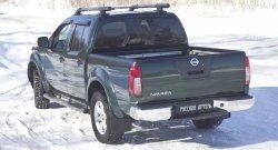 1 799 р. Накладки на борта кузова автомобиля RA  Nissan Navara  2 D40 (2004-2010) дорестайлинг (Задний откидной борт)  с доставкой в г. Краснодар. Увеличить фотографию 2