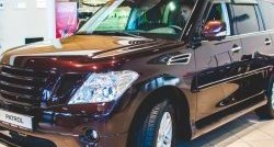 43 999 р. Комплект порогов Impul Nissan Patrol 6 Y62 дорестайлинг (2010-2014) (Неокрашенные)  с доставкой в г. Краснодар. Увеличить фотографию 9