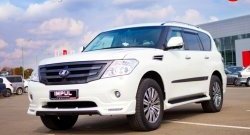 38 499 р. Решётка радиатора Impul V2 Nissan Patrol 6 Y62 дорестайлинг (2010-2014) (Неокрашенная)  с доставкой в г. Краснодар. Увеличить фотографию 3