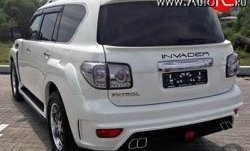 24 249 р. Спойлер Invader Style Nissan Patrol 6 Y62 дорестайлинг (2010-2014) (Неокрашенный)  с доставкой в г. Краснодар. Увеличить фотографию 2