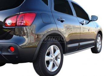 Защита кузовного порога WINBO (нержавейка) Nissan Qashqai 1 J10 рестайлинг (2010-2013)