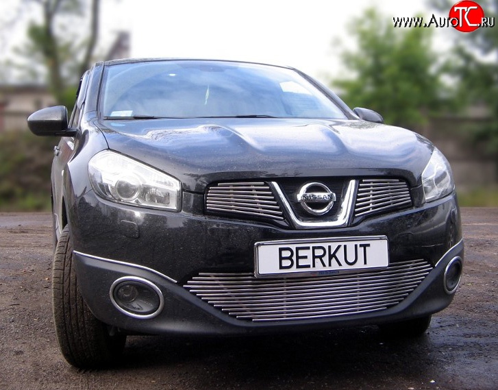 6 299 р. Декоративная вставка воздухозаборника Berkut  Nissan Qashqai  1 (2010-2013) J10 рестайлинг  с доставкой в г. Краснодар