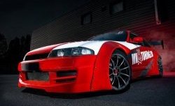 Передний бампер Rocket Banny Nissan (Нисан) Skyline (Скайлайн)  R33 (1993-1998) R33