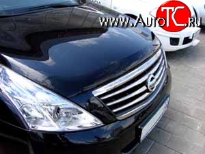 2 699 р. Дефлектор капота NovLine Nissan Teana 2 J32 дорестайлинг (2008-2011)  с доставкой в г. Краснодар