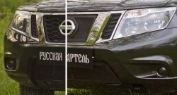 2 199 р. Защитная сетка решетки переднего бампера РА  Nissan Terrano  D10 (2013-2022) дорестайлинг, рестайлинг  с доставкой в г. Краснодар. Увеличить фотографию 4