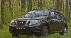 2 199 р. Защитная сетка решетки переднего бампера РА  Nissan Terrano  D10 (2013-2022) дорестайлинг, рестайлинг  с доставкой в г. Краснодар. Увеличить фотографию 6