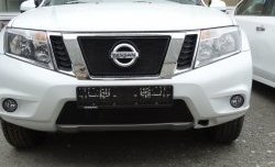 1 559 р. Сетка в решетку радиатора Russtal Nissan Terrano D10 дорестайлинг (2013-2016) (черная)  с доставкой в г. Краснодар. Увеличить фотографию 2