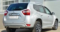 17 649 р. Защита заднего бампера (2 трубы Ø42 мм, нержавейка) SLITKOFF Nissan Terrano D10 дорестайлинг (2013-2016)  с доставкой в г. Краснодар. Увеличить фотографию 4