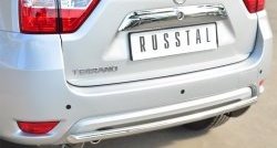 14 449 р. Одинарная защита заднего бампера из трубы диаметром 42 мм SLITKOFF  Nissan Terrano  D10 (2013-2022) дорестайлинг, рестайлинг  с доставкой в г. Краснодар. Увеличить фотографию 2