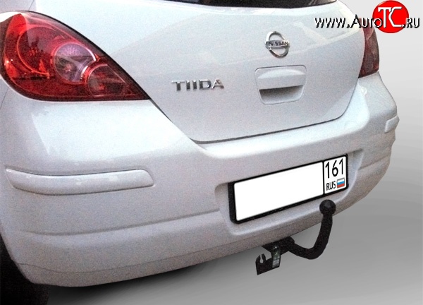 18 809 р. Фаркоп (рестайлинг) NovLine Nissan Tiida 1 хэтчбек C11 рестайлинг (2010-2014)  с доставкой в г. Краснодар