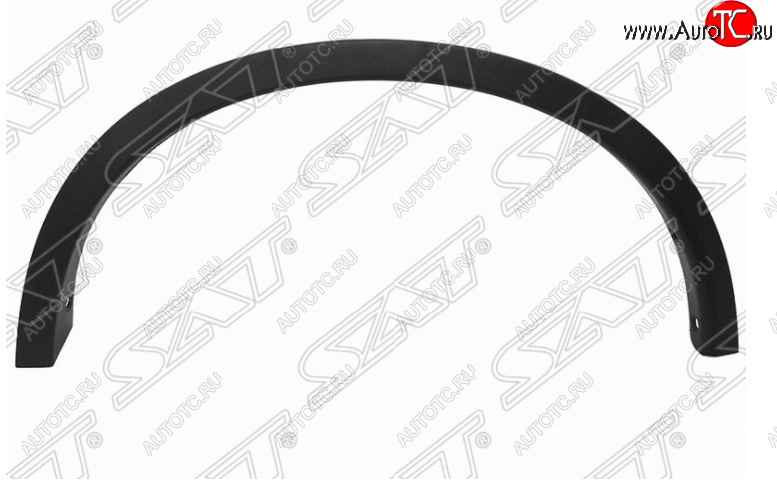 1 799 р. Молдинг арки крыла SAT (Задний, левый) Nissan X-trail 3 T32 дорестайлинг (2013-2018) (Неокрашенный)  с доставкой в г. Краснодар