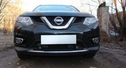 Сетка (под парктроник) на бампер Russtal (черная) Nissan (Нисан) X-trail (Х-трейл)  3 T32 (2017-2022) 3 T32 рестайлинг