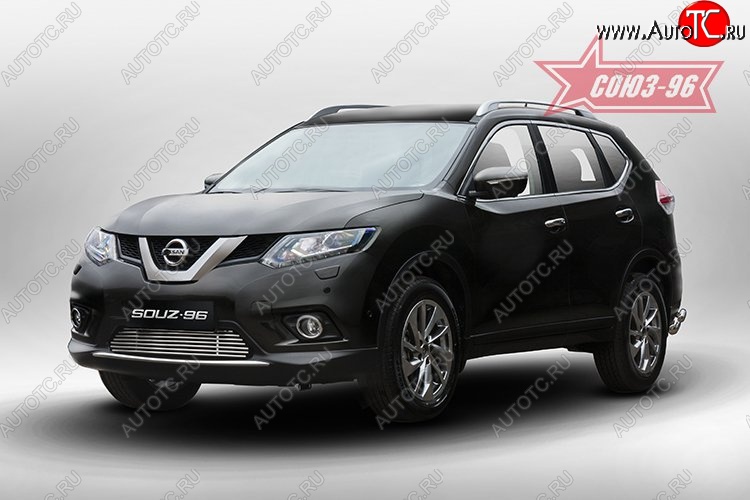 6 524 р. Декоративный элемент воздухозаборника Souz-96 (d10) Nissan X-trail 3 T32 рестайлинг (2017-2022)  с доставкой в г. Краснодар