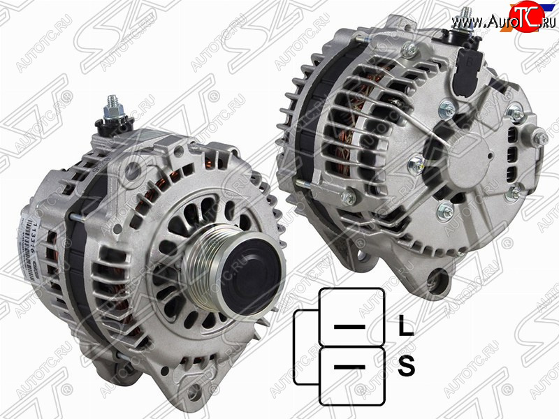 16 549 р. Генератор SAT (12V, 110A, 2,0 QR20DE / 2,5 QR25DE) Nissan X-trail 1 T30 дорестайлинг (2000-2003)  с доставкой в г. Краснодар