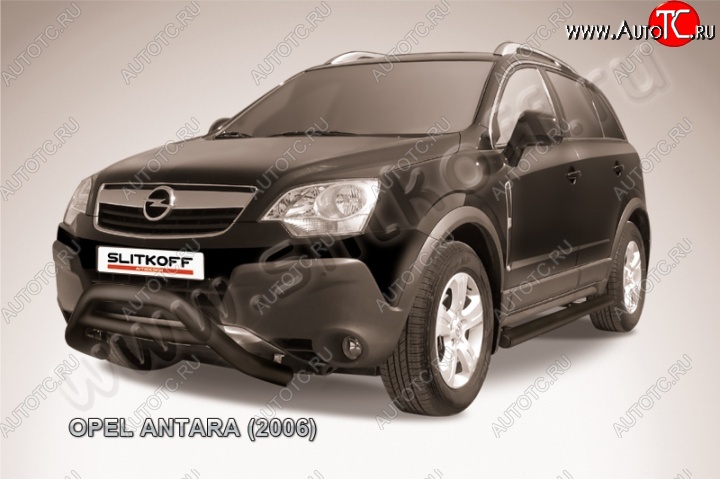 25 999 р. Кенгурятник d76 низкий  Opel Antara (2006-2010) (Цвет: серебристый)  с доставкой в г. Краснодар