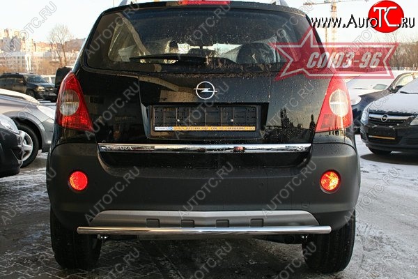 9 179 р. Защита заднего бампера Souz-96 (d42) Opel Antara (2006-2010)  с доставкой в г. Краснодар