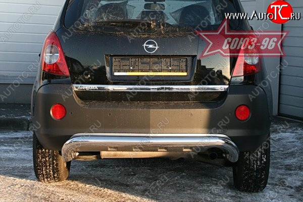 11 564 р. Защита заднего бампера Souz-96 (d76) Opel Antara (2006-2010)  с доставкой в г. Краснодар